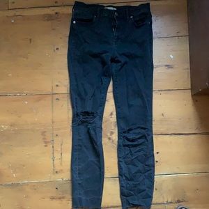 Madewell black skinny jeans
